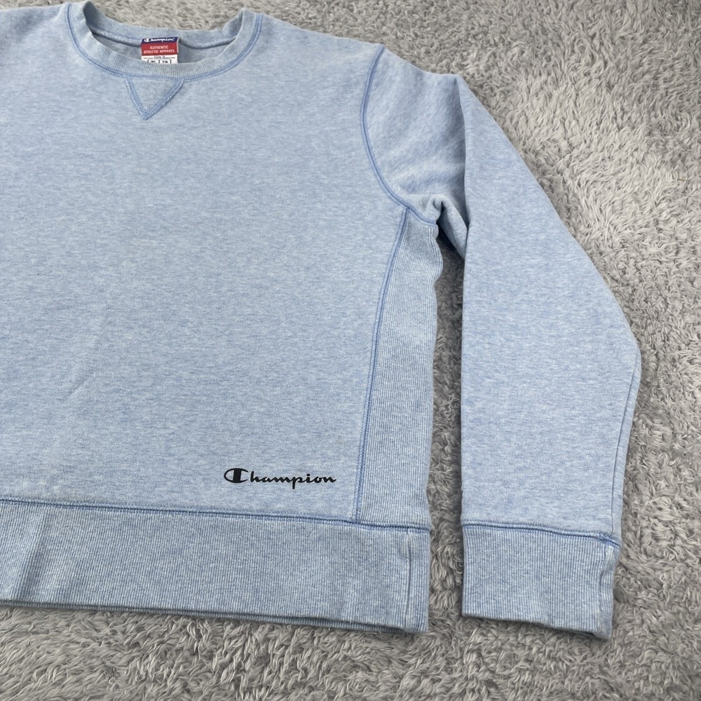 Vintage Champion Reverse Weave Crewneck Sweatshirt Women's XL Baby Blue - Picture 4 of 12